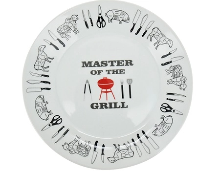 Jg.c/4 Pratos Casa Ambiente 27cm Master Of The Grill