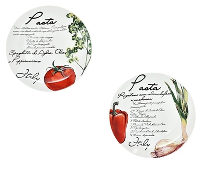 Jg.c/4 Pratos Casa Ambiente 27cm P/massa Pasta