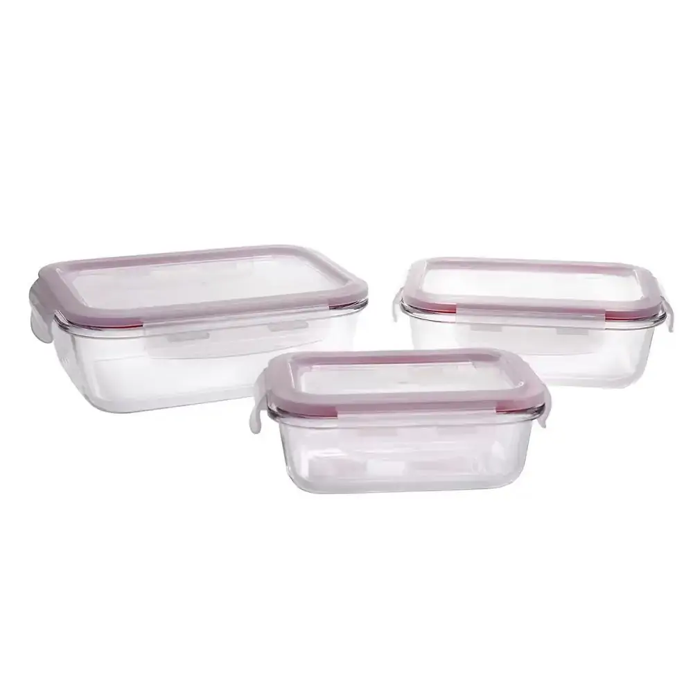 Pote Hermetico Quad 3 PC - Casa Ambiente