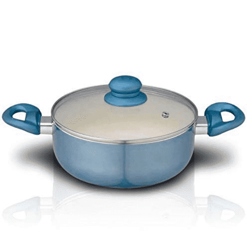 Cacarola Casambiente 22 Cm Azul Rev Em Ceramica