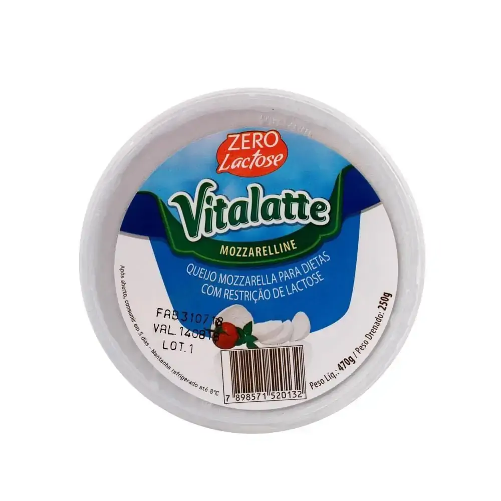 Queijo Mozzarela 250g Vitalatte
