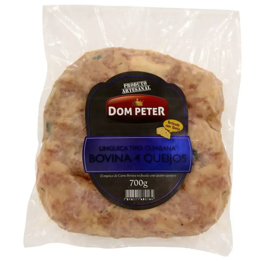 Linguica Bovina Cuiabana C/4 Queijos