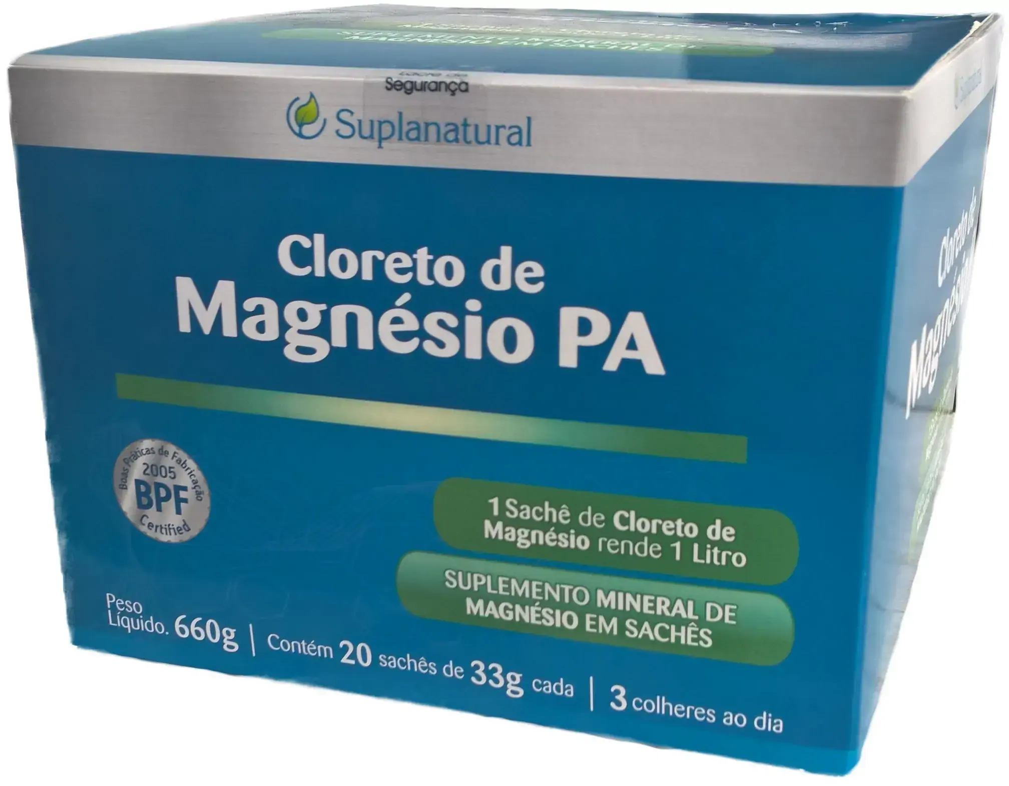 Cloreto De Magnesio Pa 33g Sache Suplanatural