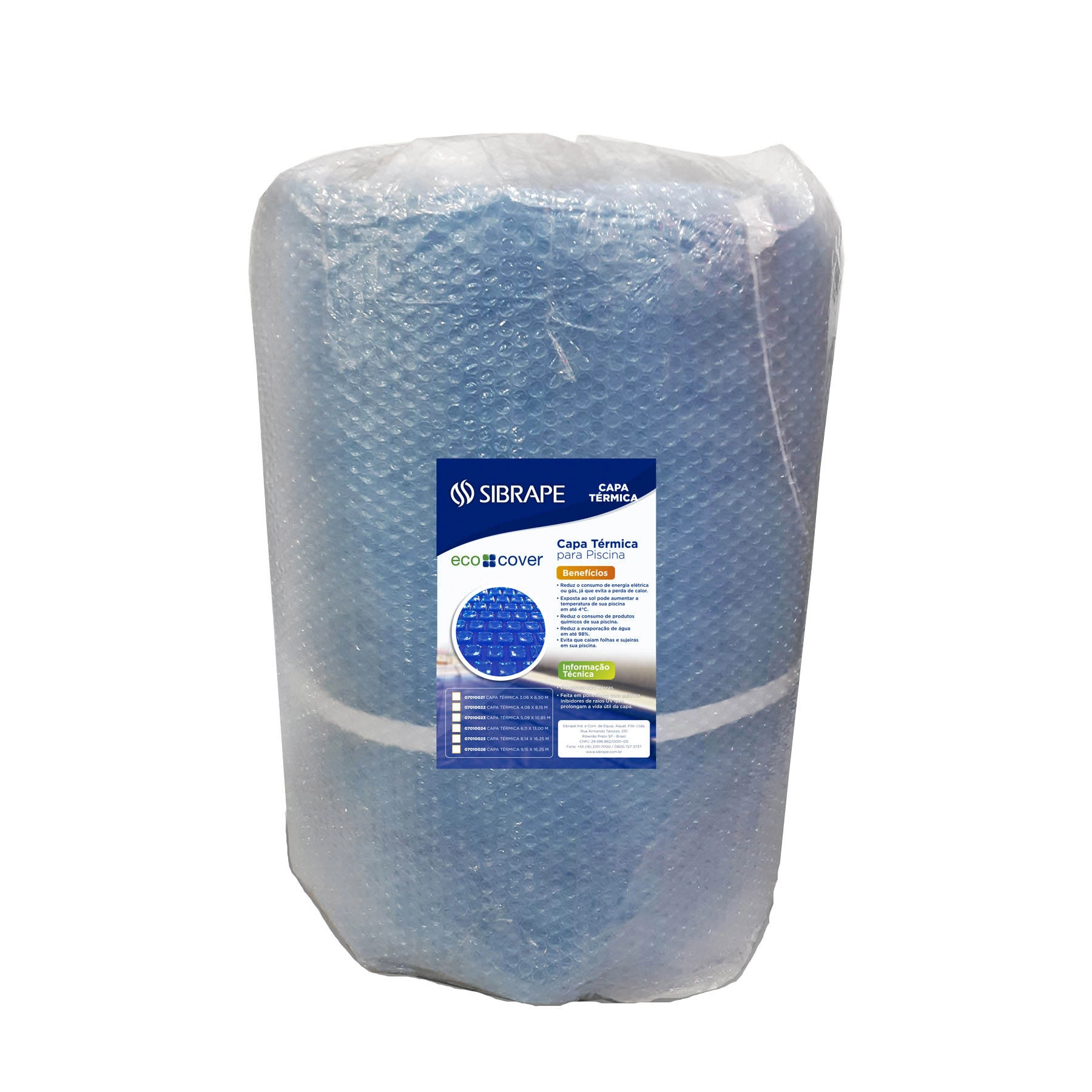 Coletor Solar para Piscina Retangular 65cmx3m Polietileno 300 Micras Aquex