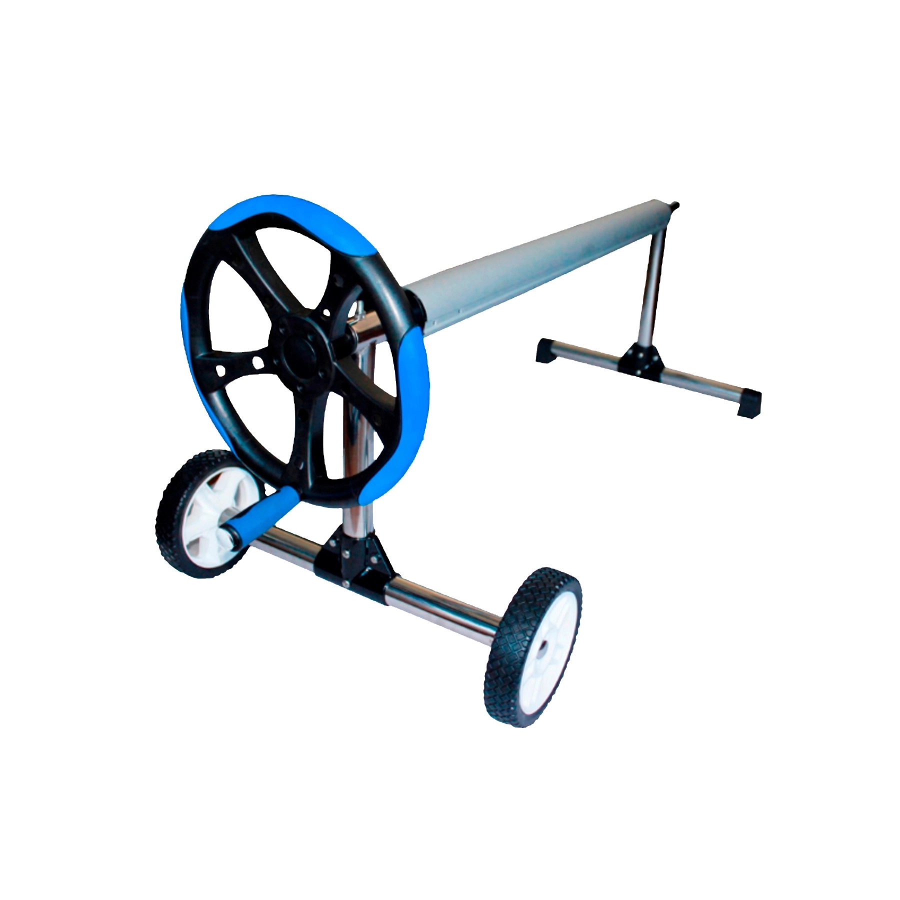 Enrolador de Capa Térmica para Piscina 18x3,2m Aço Inox|Alumínio Sibrape