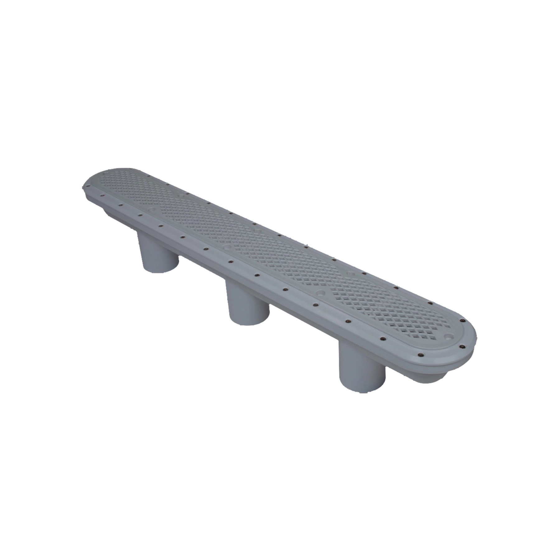 Dreno Linear Externo Plástico 10x85cm Branco 1070111 Sibrape