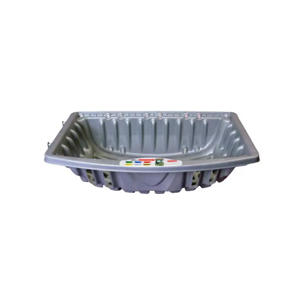 Lixeira Residencial Prata 20kg Goma G