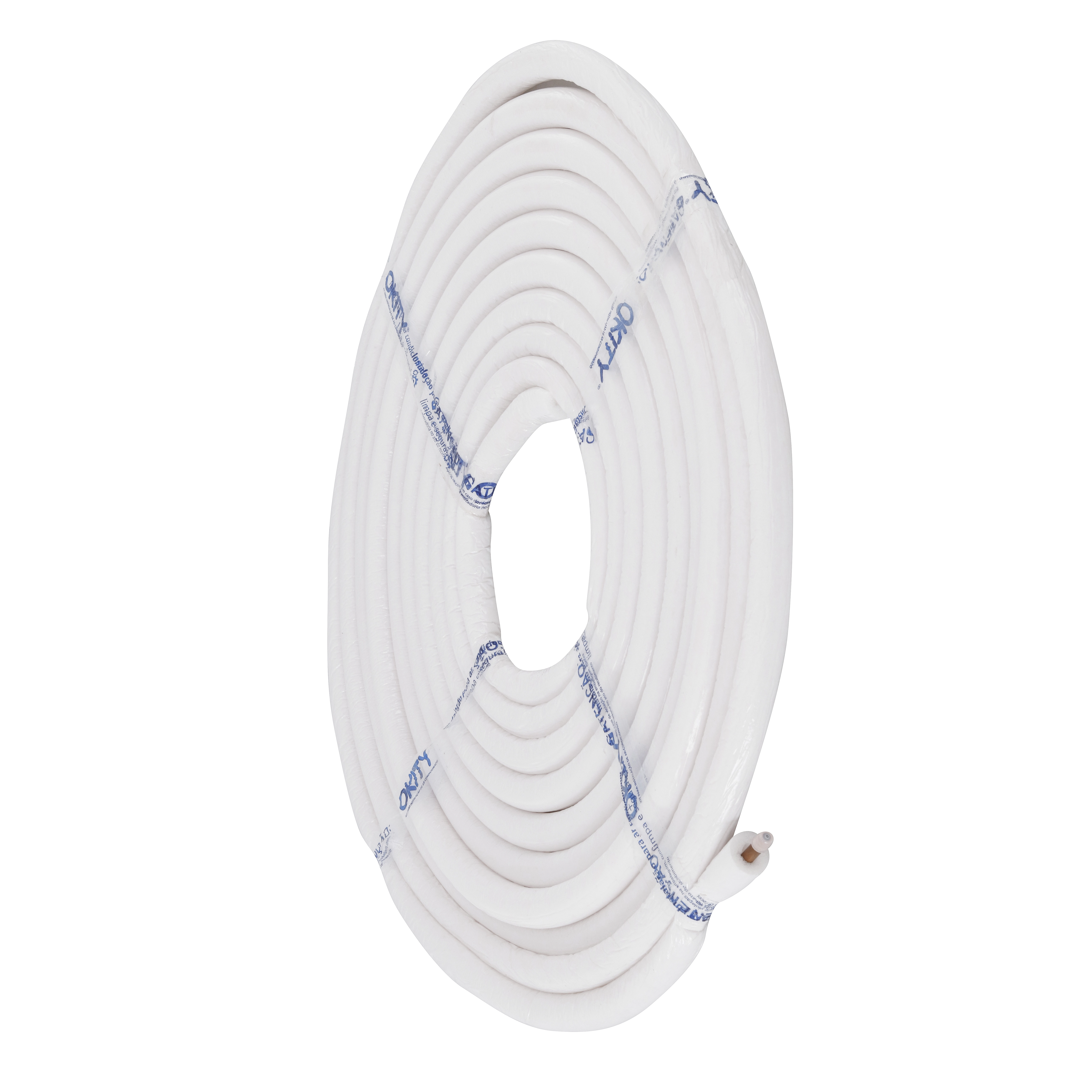 Tubo de Cobre 3/8" com Isolamento Térmico Blindado OKITY