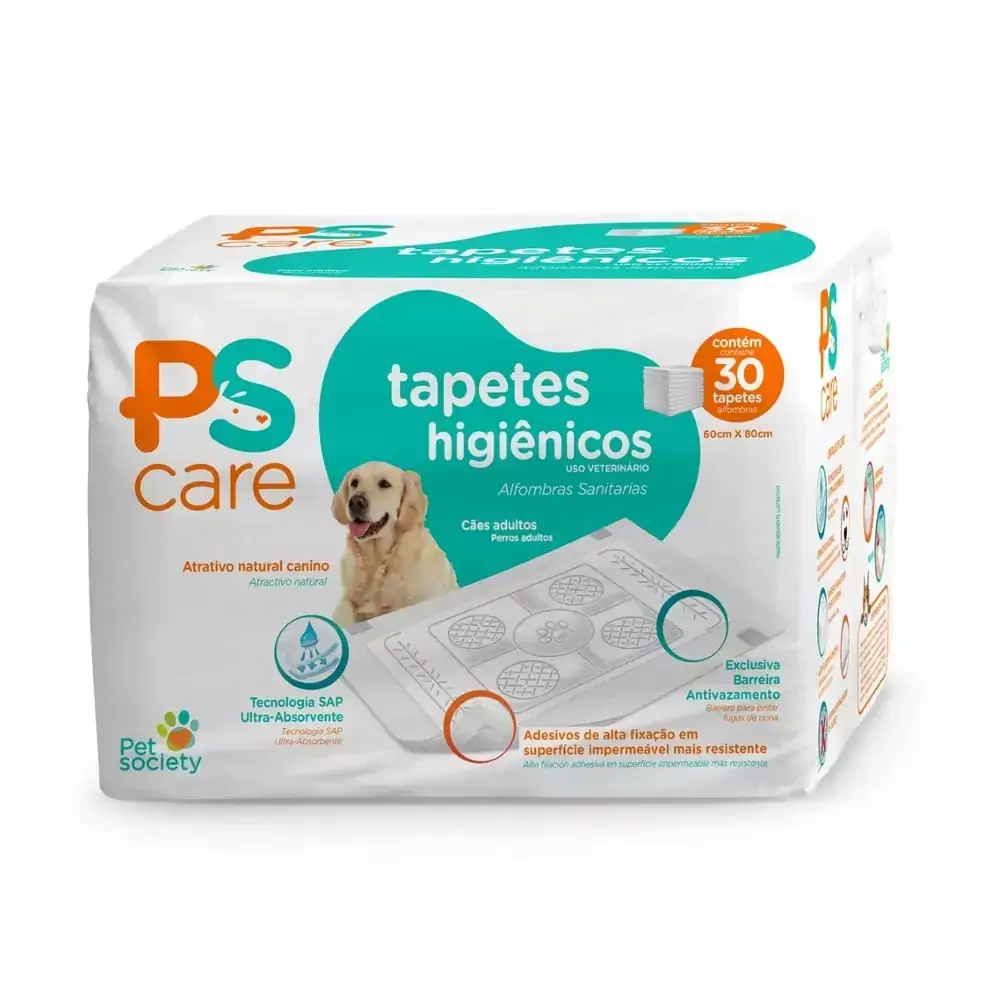 Tapete Higienico Ps Care 30uni 60x80