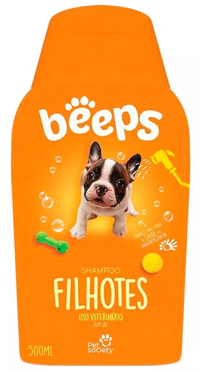 Shampoo para Cães Filhotes Beeps Pet Society - 500ml