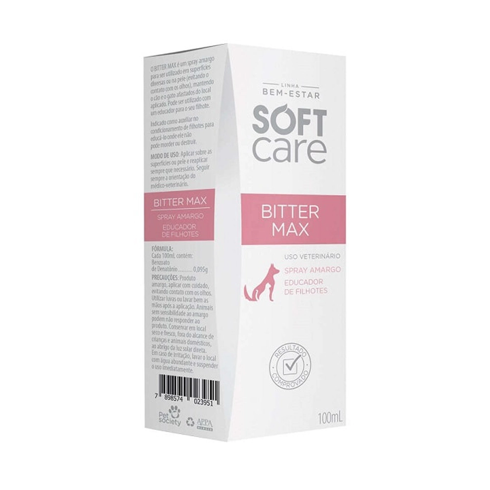 Spray Amargo Bitter Max Soft Care Pet Society 100ml