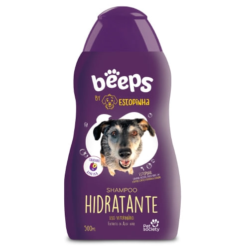 Shampoo Hidratante Cães Beeps Estopinha Pet Society 500ml 500ml
