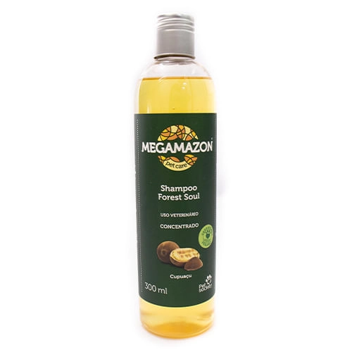 Shampoo Para Cães e Gatos Forest Soul Cupuaçu Megamazon 300ml