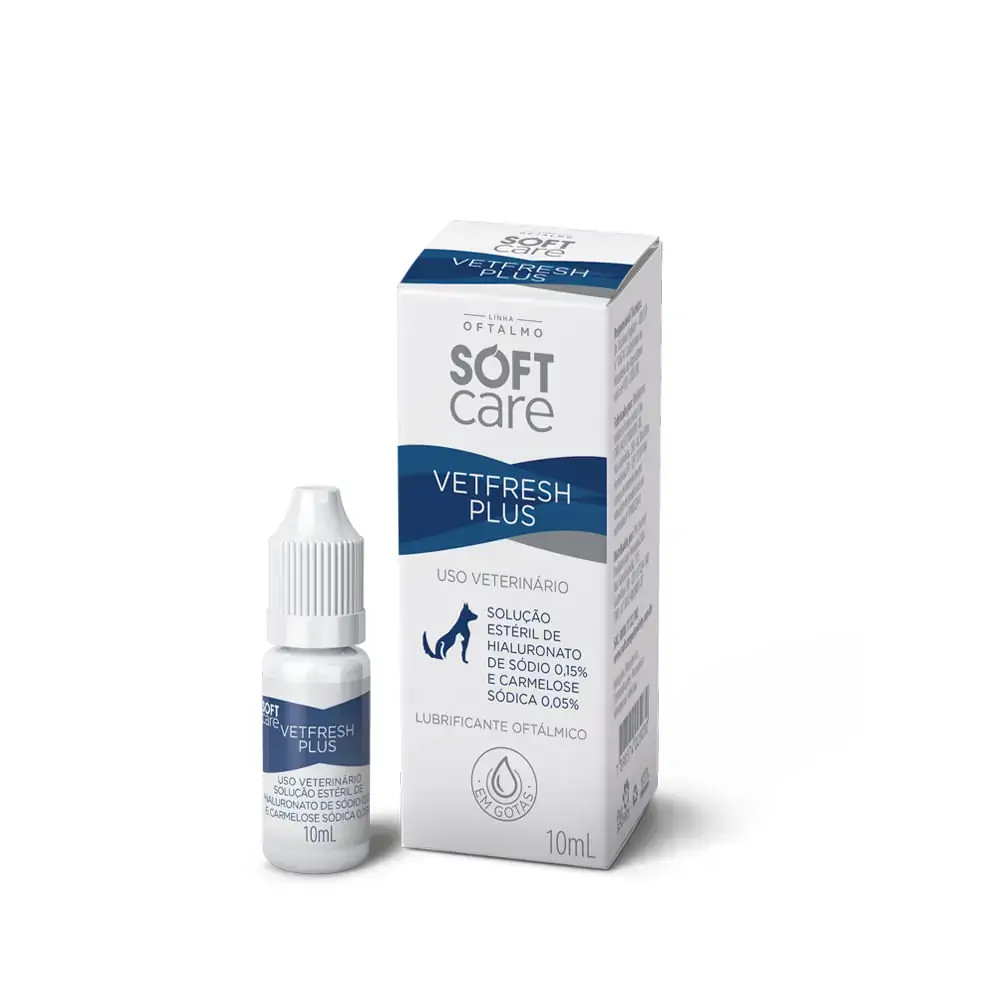 Colírio Soft Care Vetfresh Plus Pet Society 10 ml