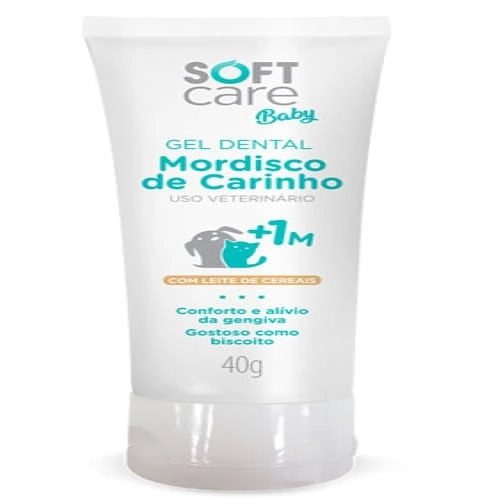 Gel Dental Soft Care Baby Mordisco Filhotes Pet Society 40 g