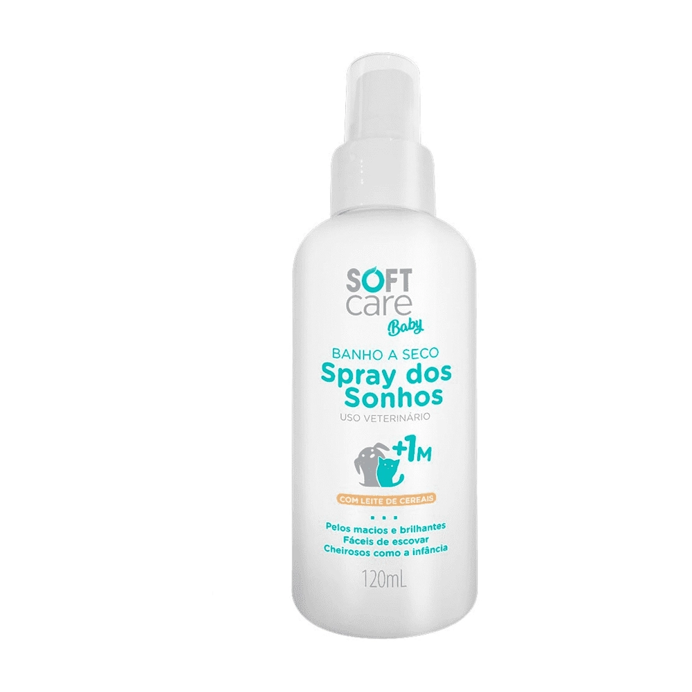 Shampoo a Seco Soft Care Filhotes Pet Society 120 ml