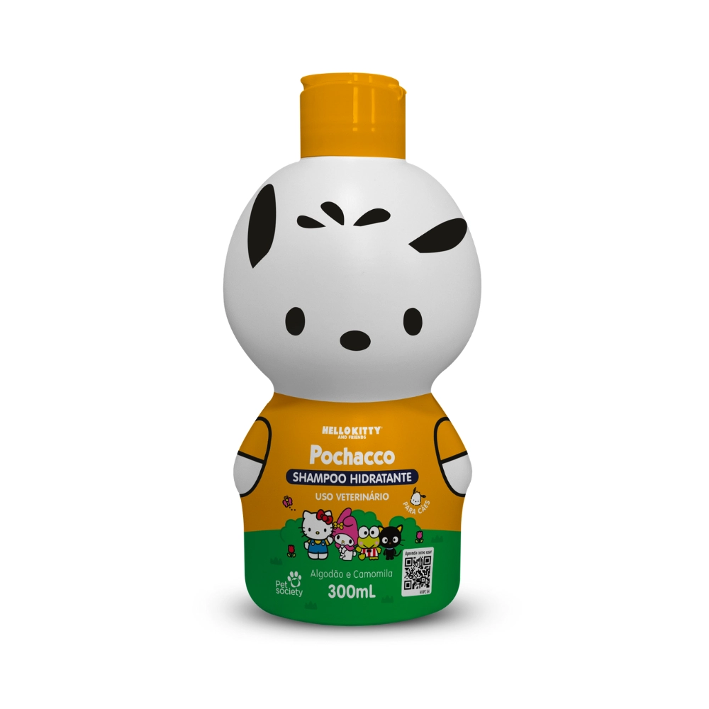 Shampoo Hidratante Para Cães Hello Kitty And Friends Pochacco Pet Society 300ml