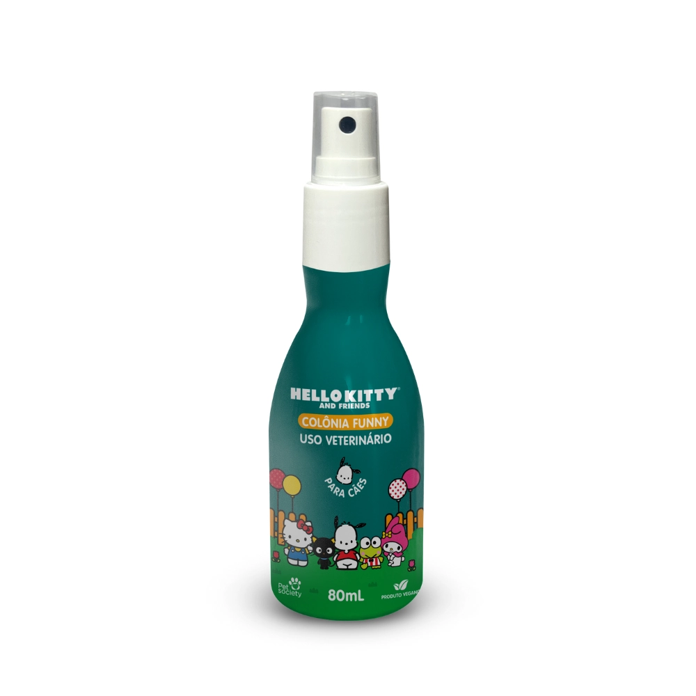 Colônia Para Cães Funny Hello Kitty And Friends Pet Society 80ml