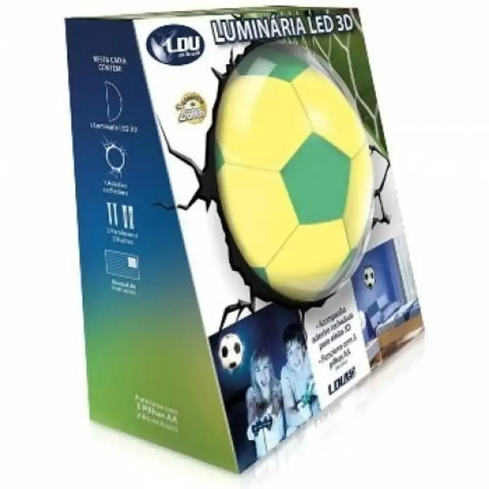 Luminaria Led Ldu 3d Amarela