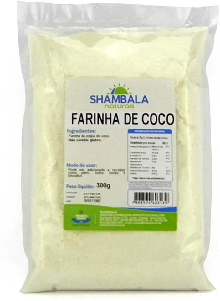 Farinha De Coco 300g Shambala Ind. E Com. De Prod