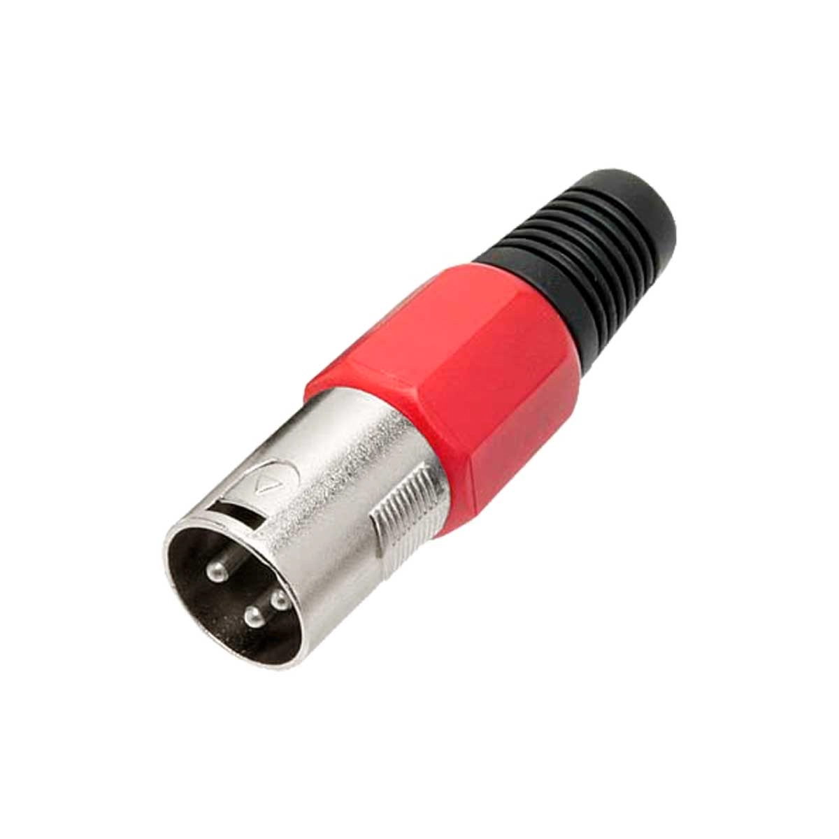 10x Plug Cannon Macho - Premium Profissional - Série Chrome - Vermelho