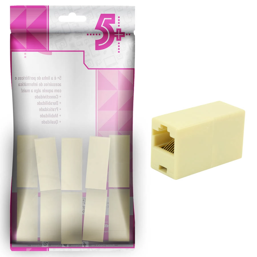 Emenda Rj45 8x8 Cat5 2pc Connect