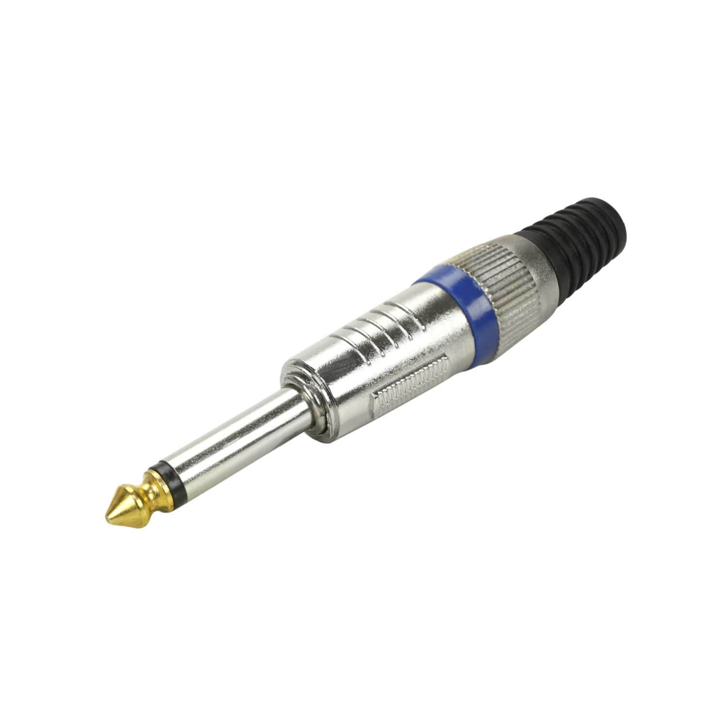 10x Plug P10 Mono Premium Profissional Série Ring - Azul