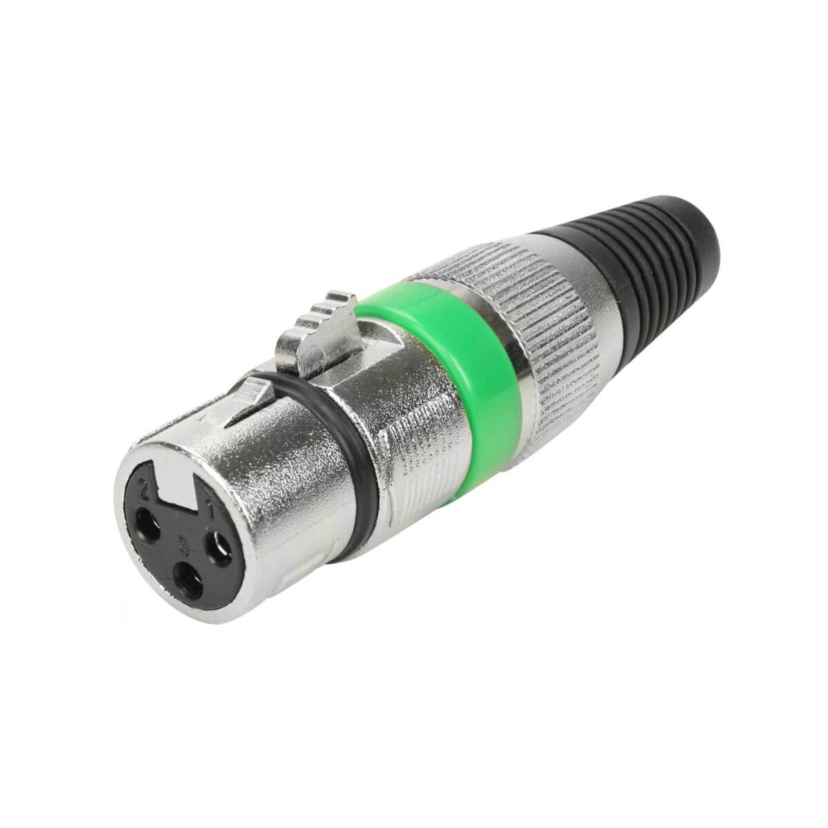 10x Plug Cannon Fêmea - Premium Profissional - Série Ring - Verde