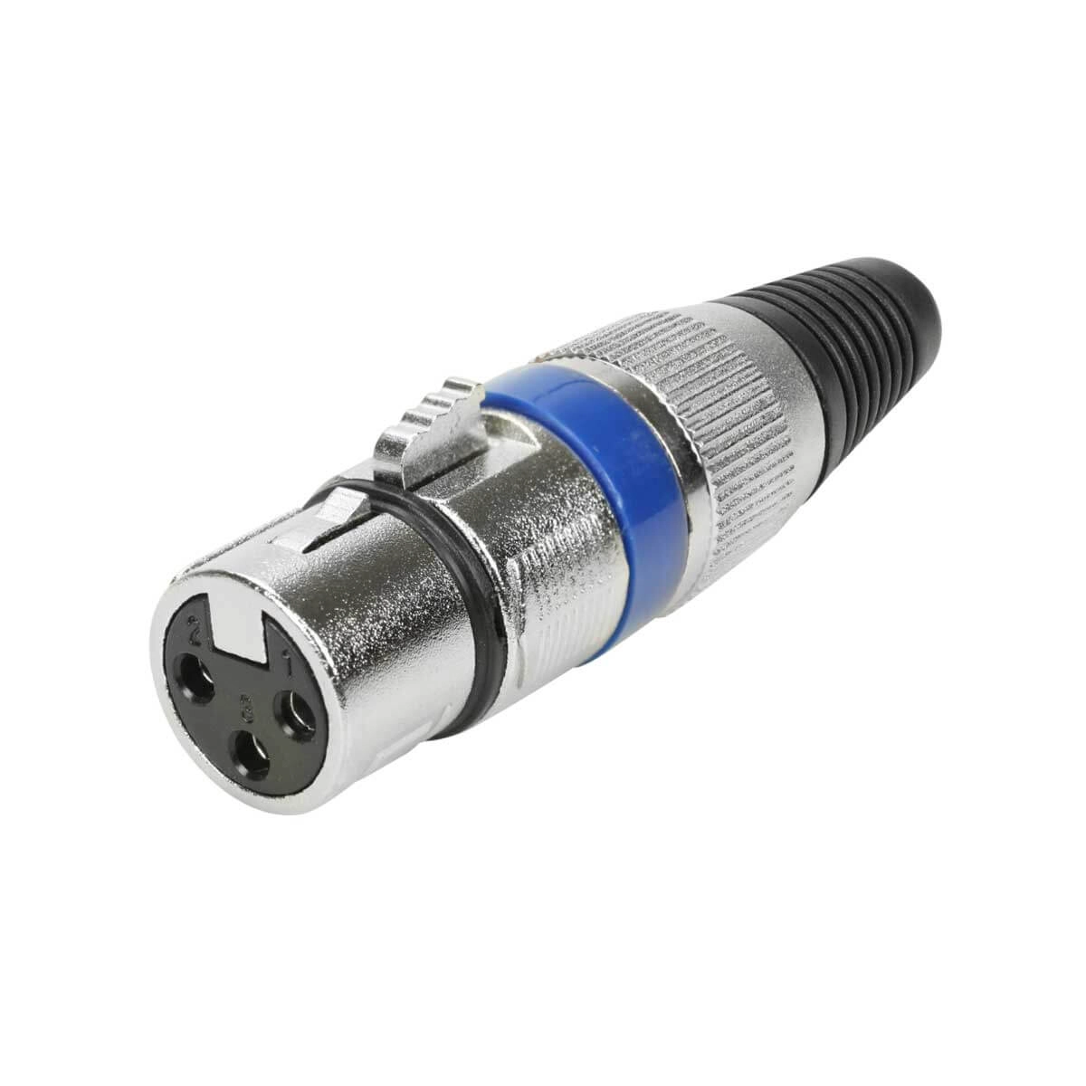 10x Plug Cannon Fêmea - Premium Profissional - Série Ring - Azul