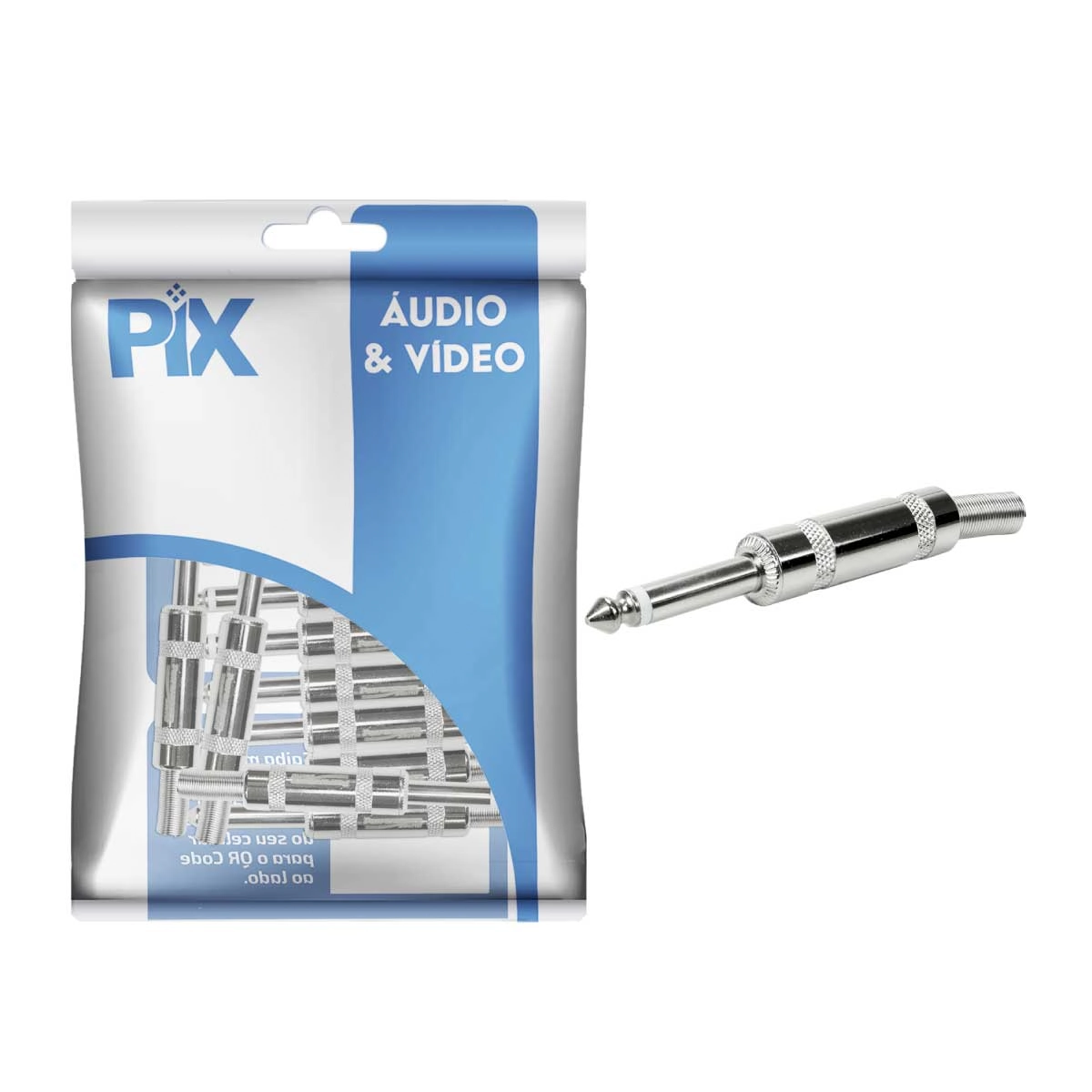 10x Plug P10 Mono Premium Profissional Série Classic