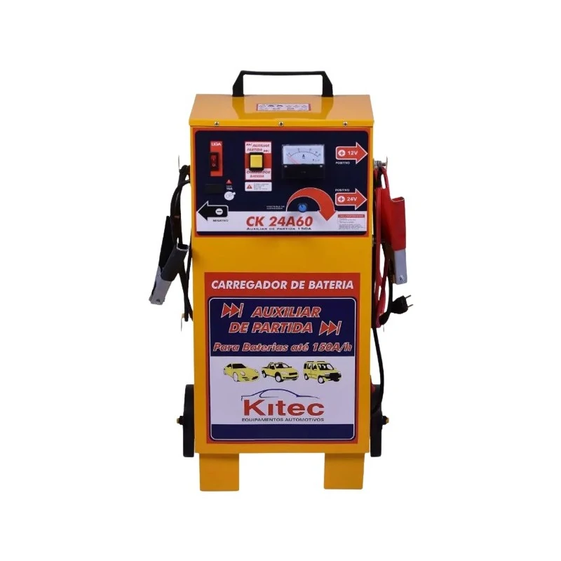 Carregador de Bateria Automotivo 110/220V Manual 50A 12V / 25A 24V - KITEC CK24A60
