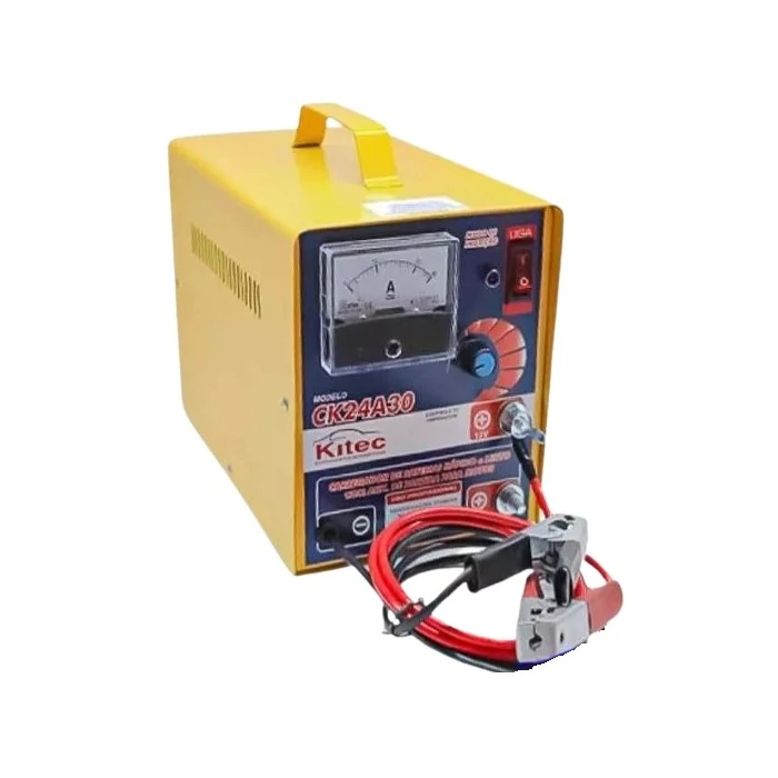 Carregador de Bateria Automotivo 110/220A Manual 30A 12V/ 15A 12/24V - KITEC CK24A30