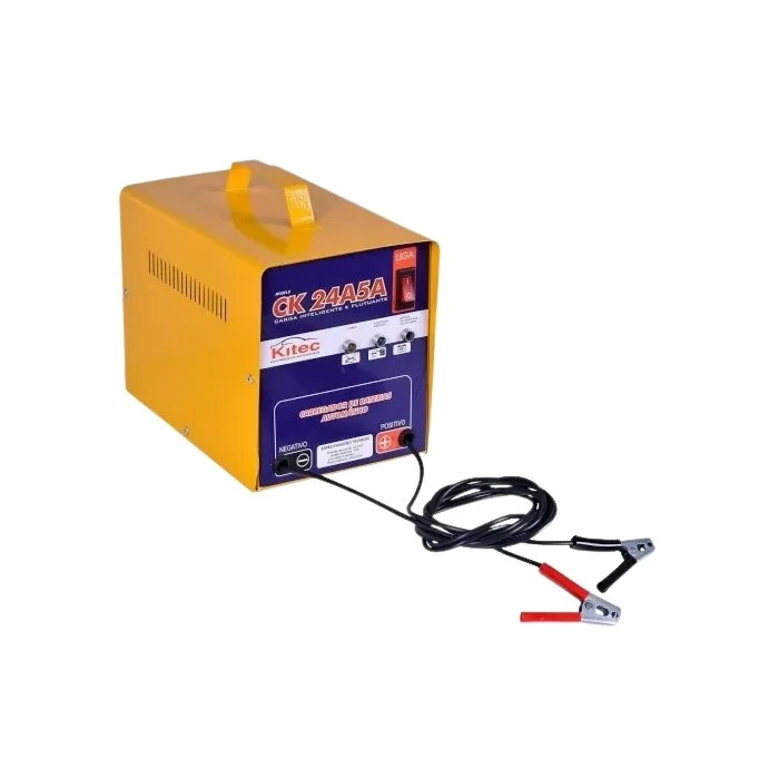Carregador de Bateria Automotivo 110/220V Flutuador 5A 12/24V - KITEC CK24A5A