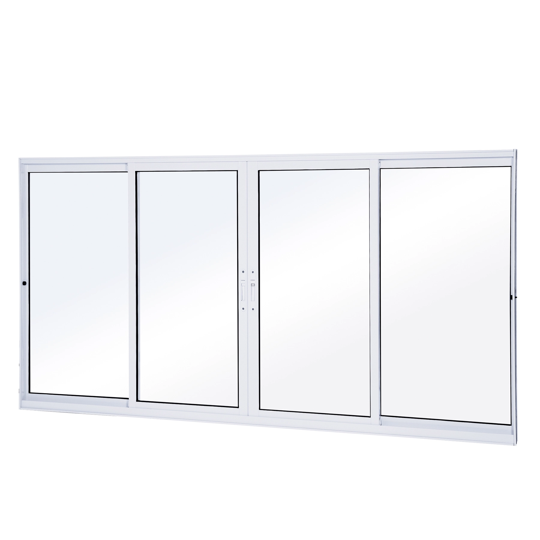 Janela de Alumínio de Correr 4 Folhas 120x150cm Eccellente Lucasa Ullian Branca