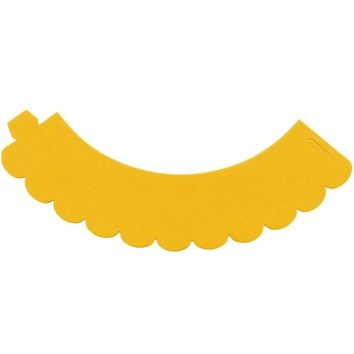 Wrap Para Cupcake C/12 Unidades Liso Amarelo