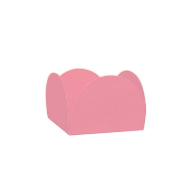 Forminha 4 Petalas Rosa C/50