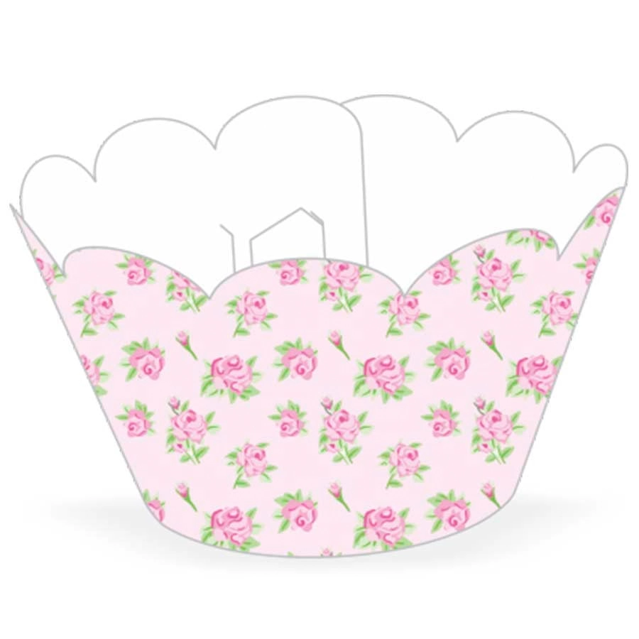 Pad.saia Cupcake Floral Rosa Toys