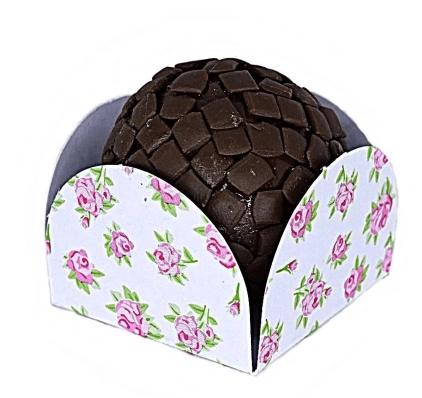 Forminha 4 Petalas Floral Bco C/50