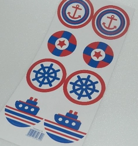 Adesivo Cromos Navio/ancora Nc