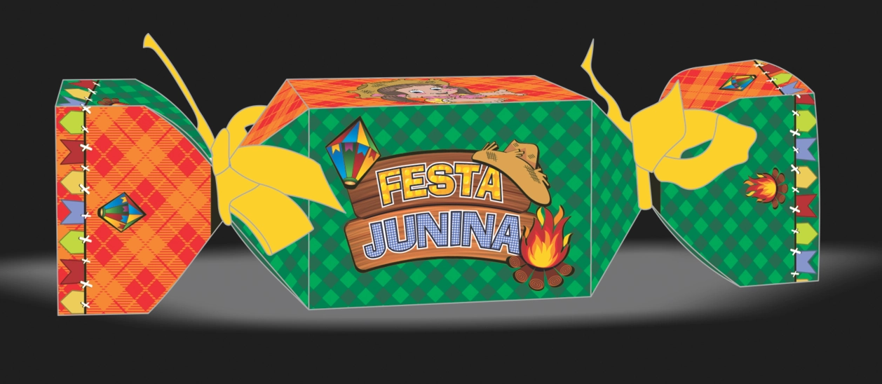 Caixa Bombom 10un Linha Festa Ju Nc Toy