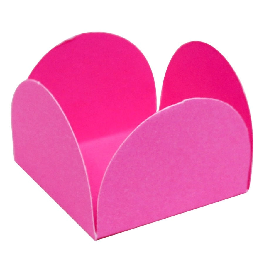Forminha 4 Petalas Rosa Neon
