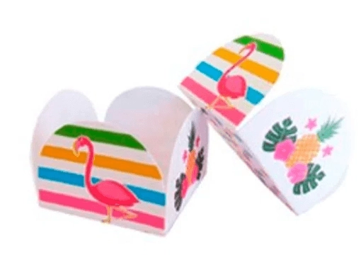 Forminha 4 Petalas Flamingo C/50