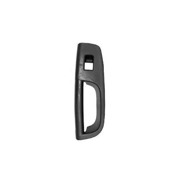 Puxador da Porta Dianteira Lado Direito Preto com Furo do Botão Vidro - AUTO QUALITY DB102P