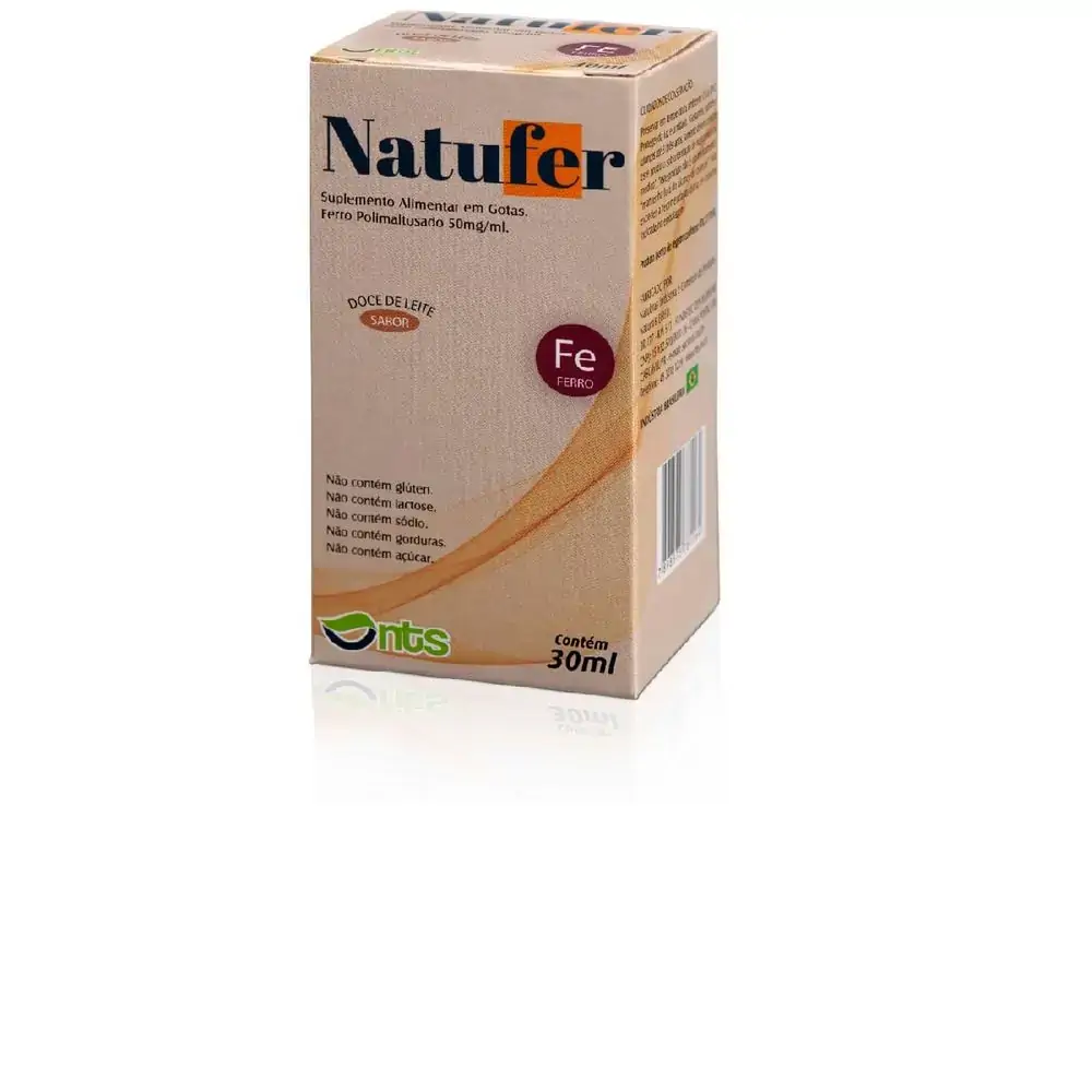 Natufer Solução 30ML Doce de leite
