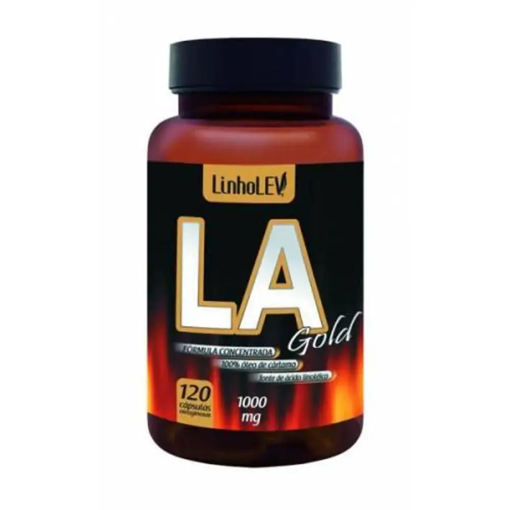La Linoleic Acid 1g 100 Caps Linho Lev Katiguá