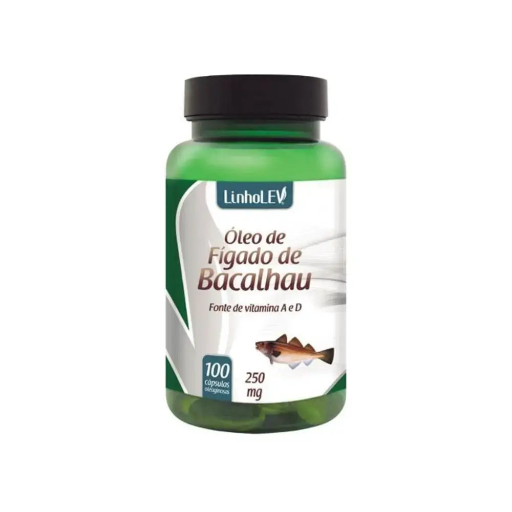óleo De Fígado De Bacalhau 250mg 100c H.natural