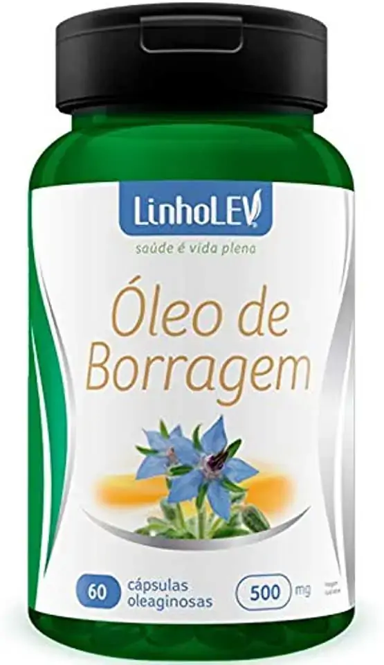 Oleo De Borragem 60caps Linholev Mundo Natural