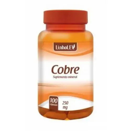 Cobre 250mg 100 Caps Linho Leve