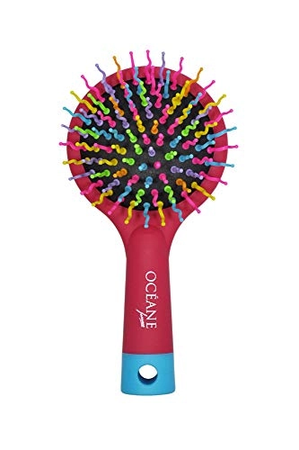 Escova De Cabelos Rainbow Brush Mini Cereja Océane Femme