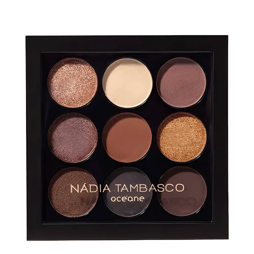 Paleta De Sombras To Go Nádia Tambasco Océane Com 9 Cores